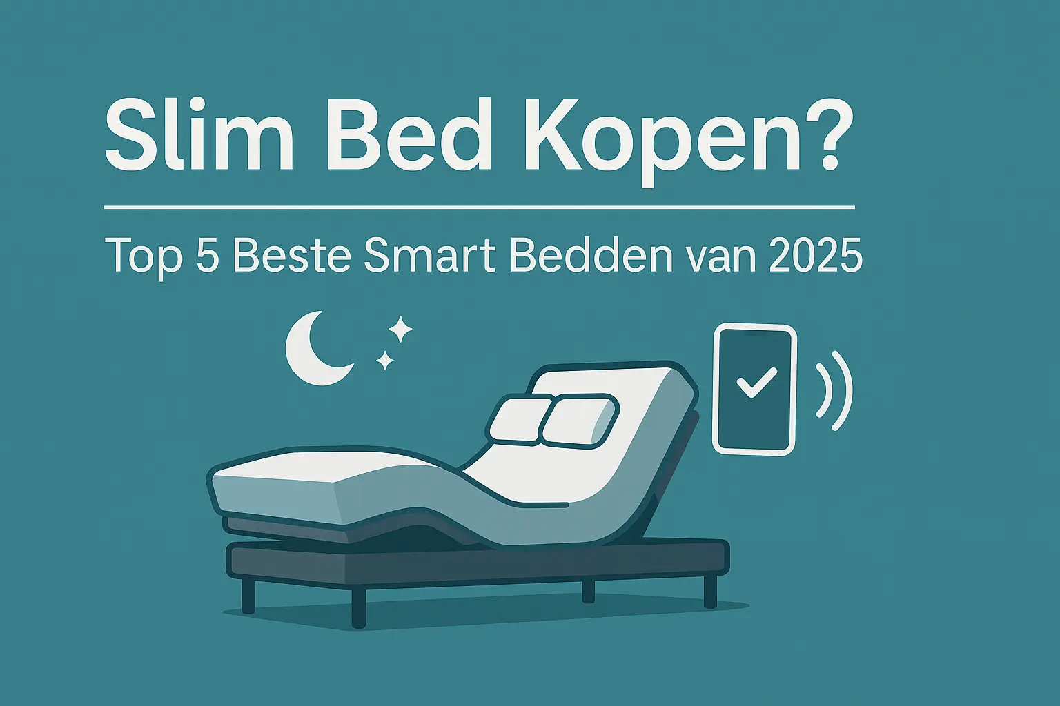 Slim bed met verstelbaar frame, appbediening en smart functies – vergelijking 2025